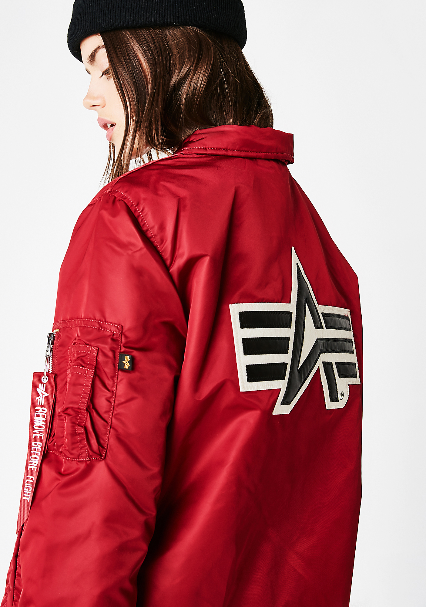alpha industries coach jacket