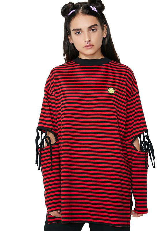 lazy oaf smiley jumper