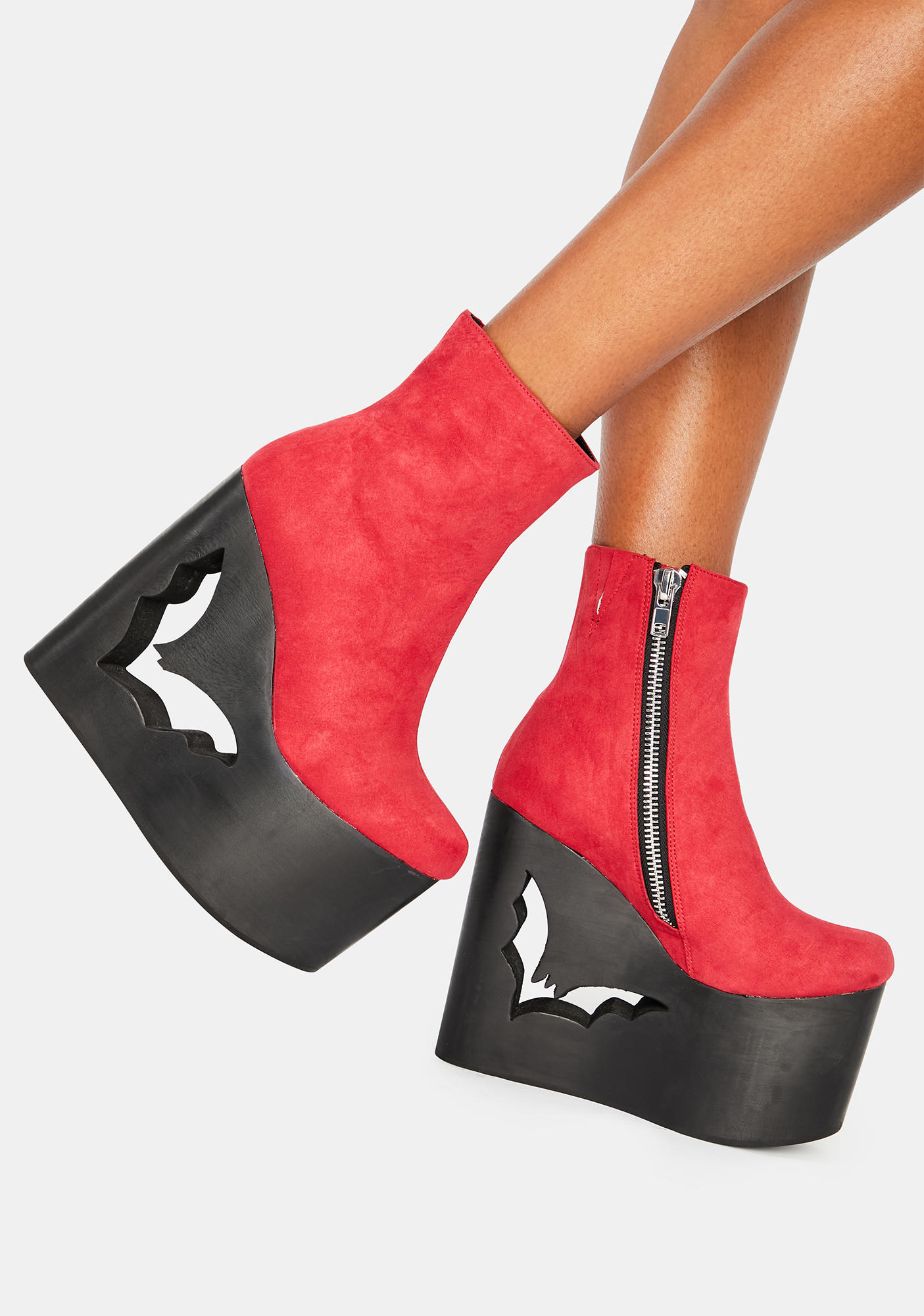 Charla Tedrick Deadwood Oxblood Wedges Dolls Kill