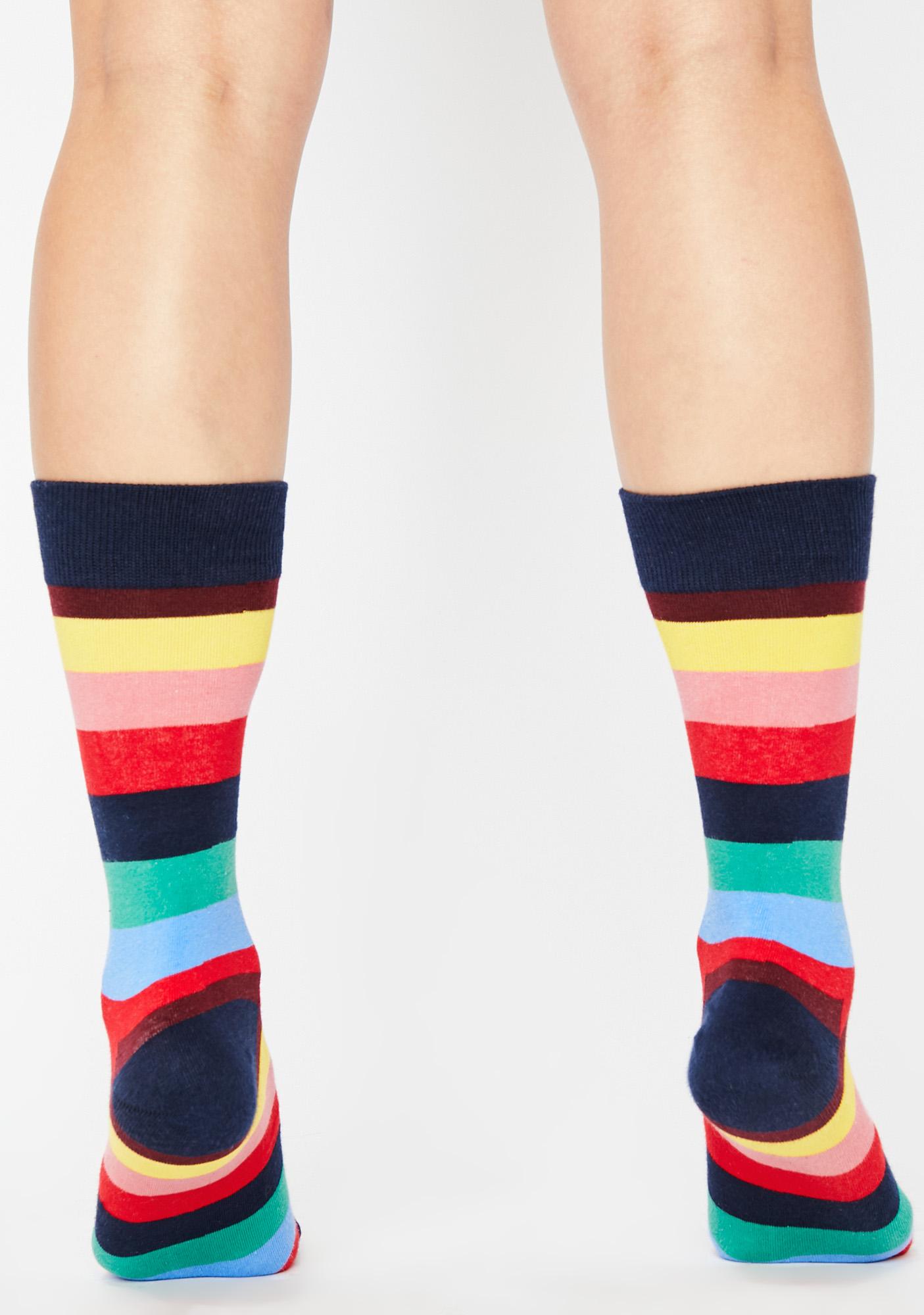 Rainbow Stripe Socks | Dolls Kill
