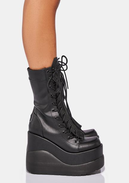 stomp you out platform boots