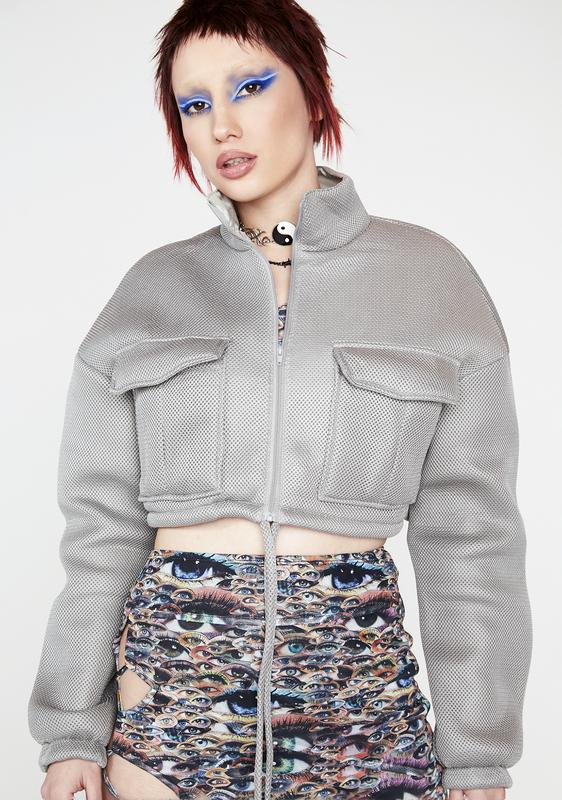 cropped cargo jacket