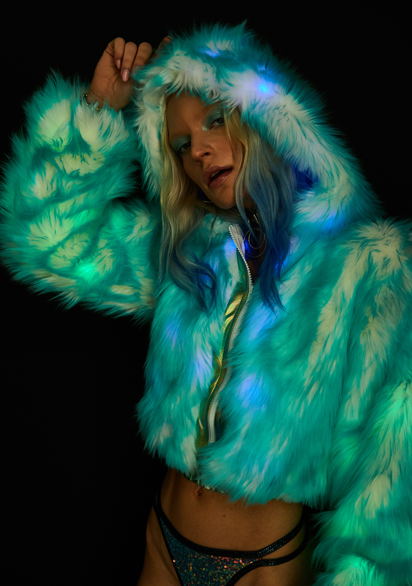 j valentine light up jacket