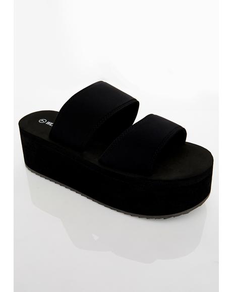 steve madden platform slide sandals