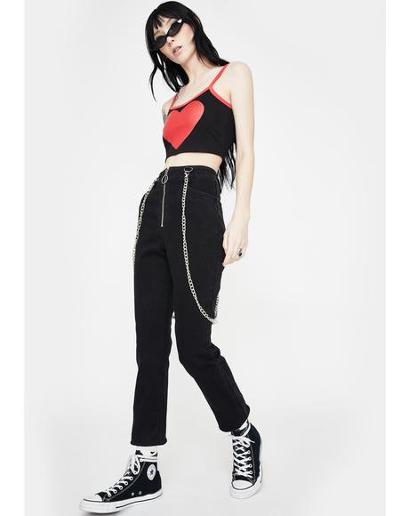 Wild West Eyelet Suspender Jeans