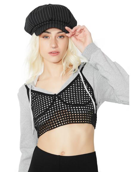 Block Party Cropped Hoodie -
