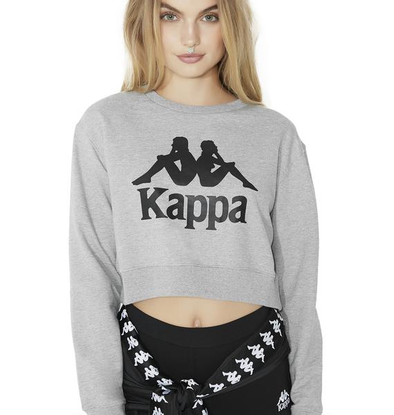 Kappa Kappa Cropped Sweatshirt | Dolls Kill