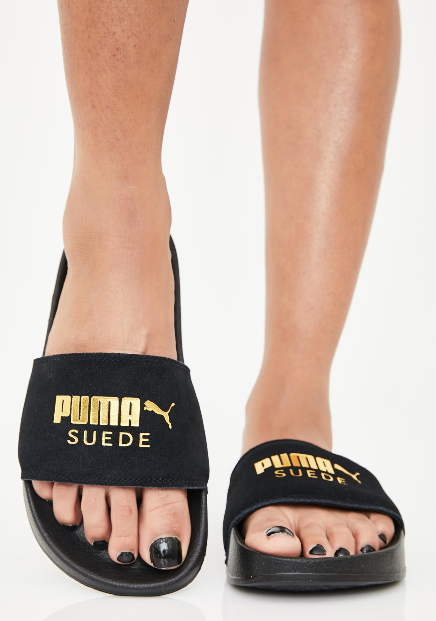 suede leadcat sandals
