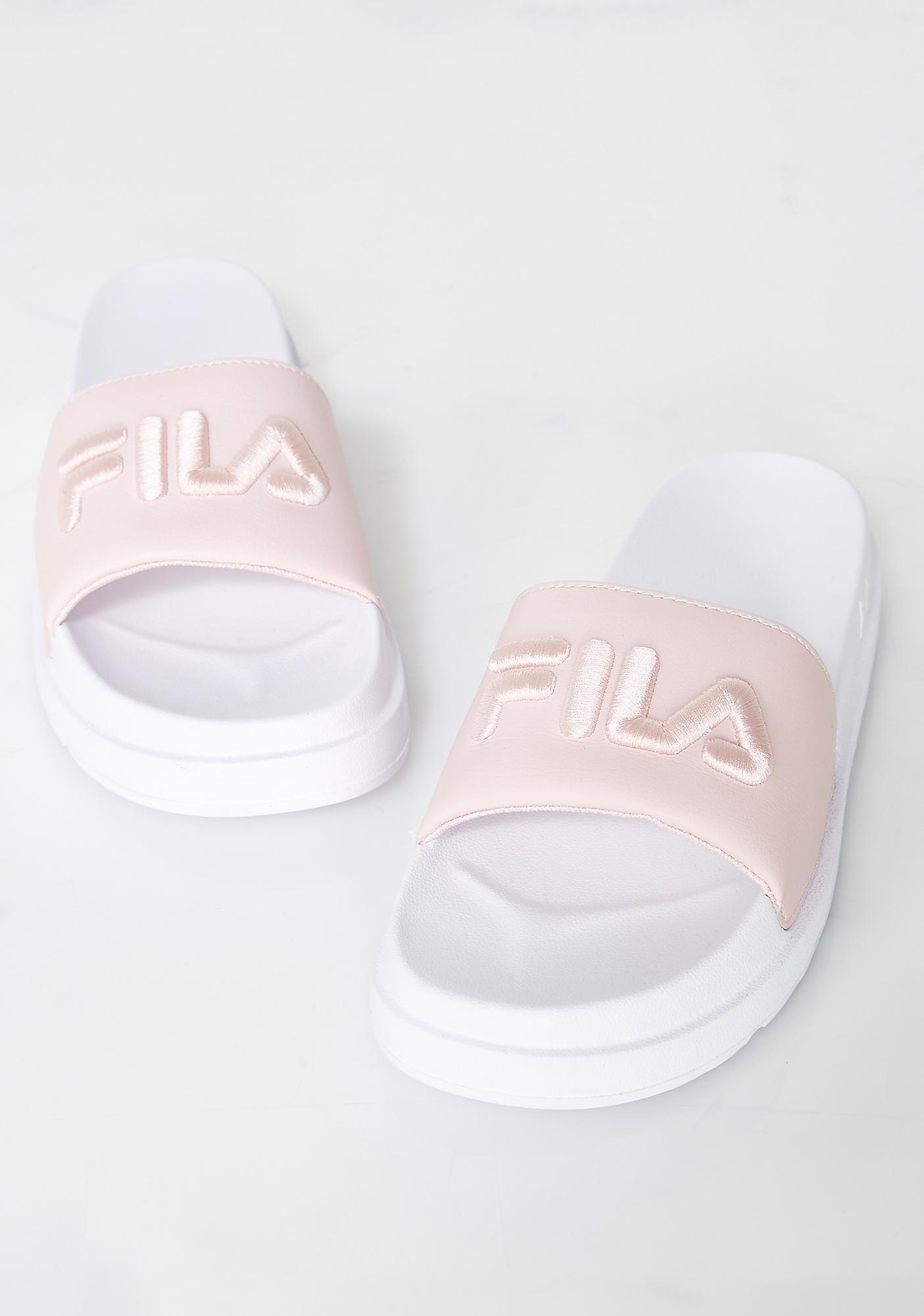 fila pink slides