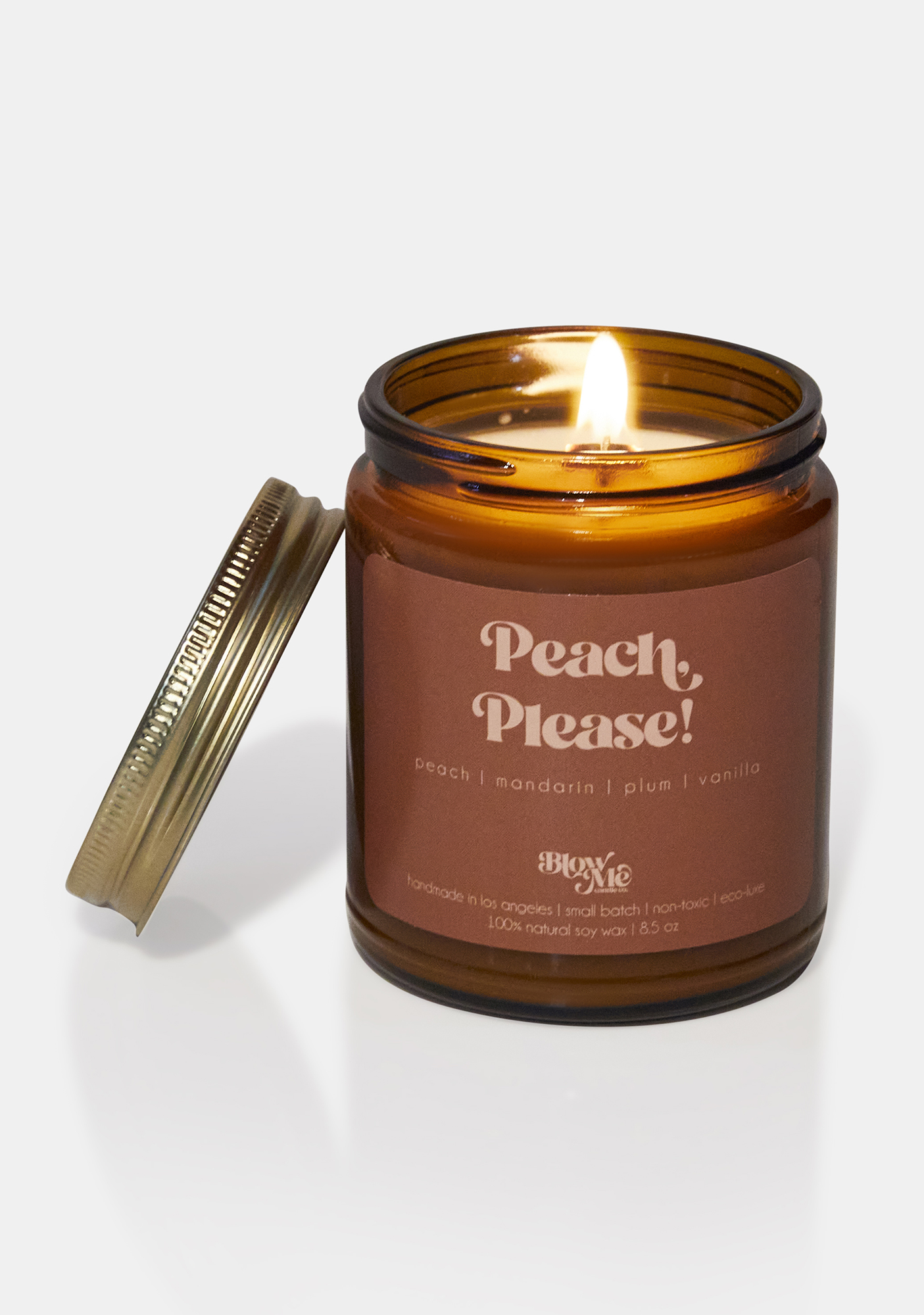 Blow Me Candle Co Peach, Please! Candle | Dolls Kill