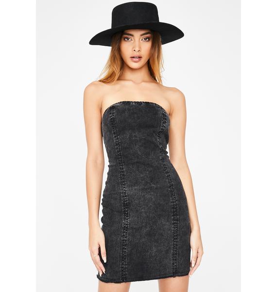 country denim dress