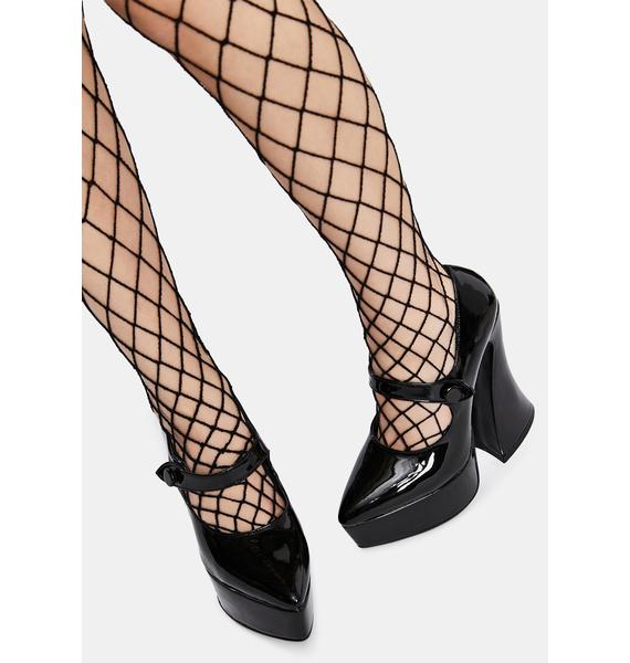 lamoda patent entering paradise platform heels