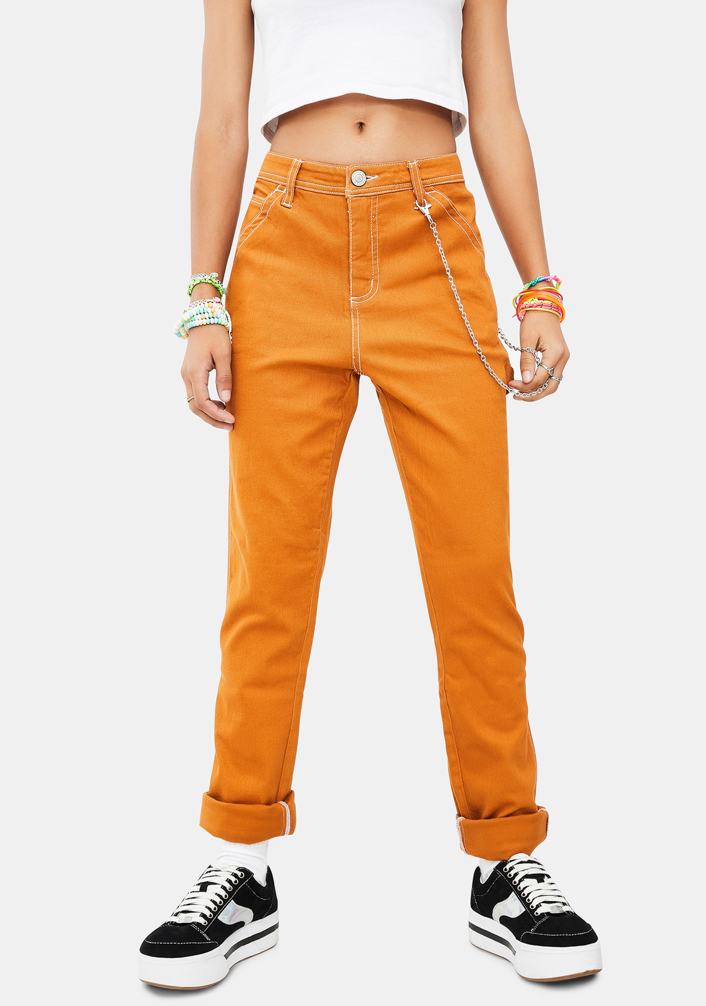 dickies chain autumn glow carpenter pants