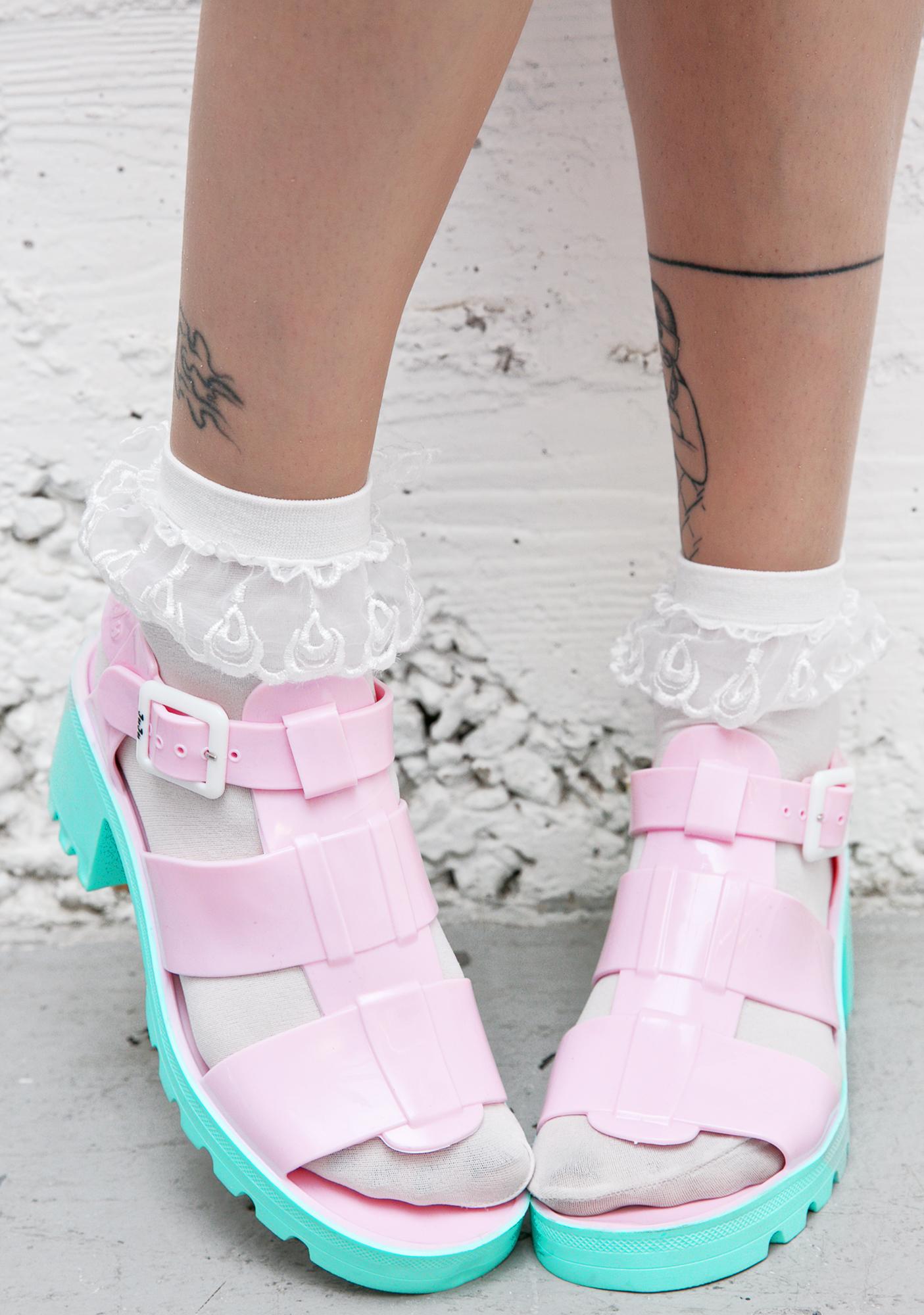 Juju Shoes Cotton Candy Kyra Sandals | Dolls Kill