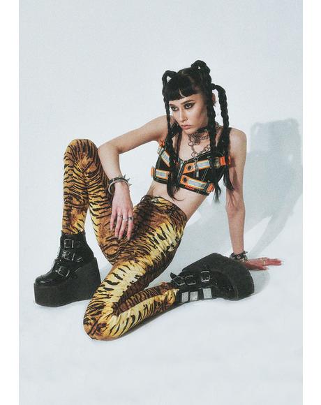 Natural Tiger T-Back Jeans