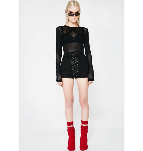 Tripp NYC Fishnet Long Sleeve | Dolls Kill