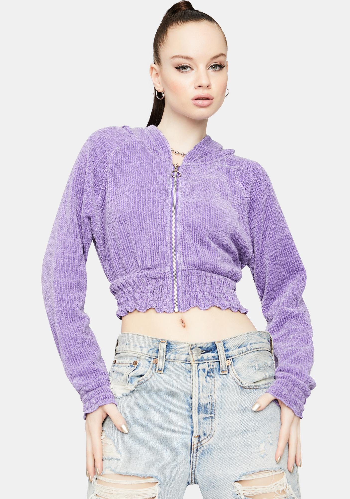 dolls kill cropped hoodie