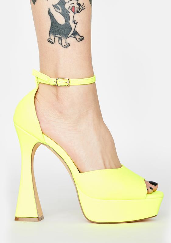 yellow platform crocs dolls kill