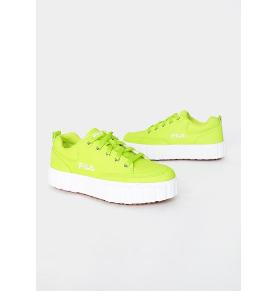 fila neon sneakers