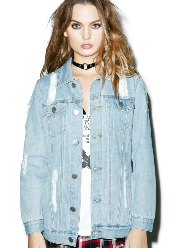 peacocks denim jacket