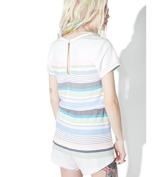 Wildfox Couture Beach Towel Stripe Romper Dolls Kill