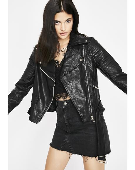 Moto Chic Vegan Jacket