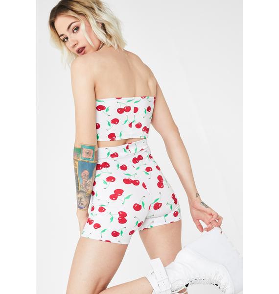 AYPANT U Are Cherry Sweet Cycling Shorts Set Dolls Kill
