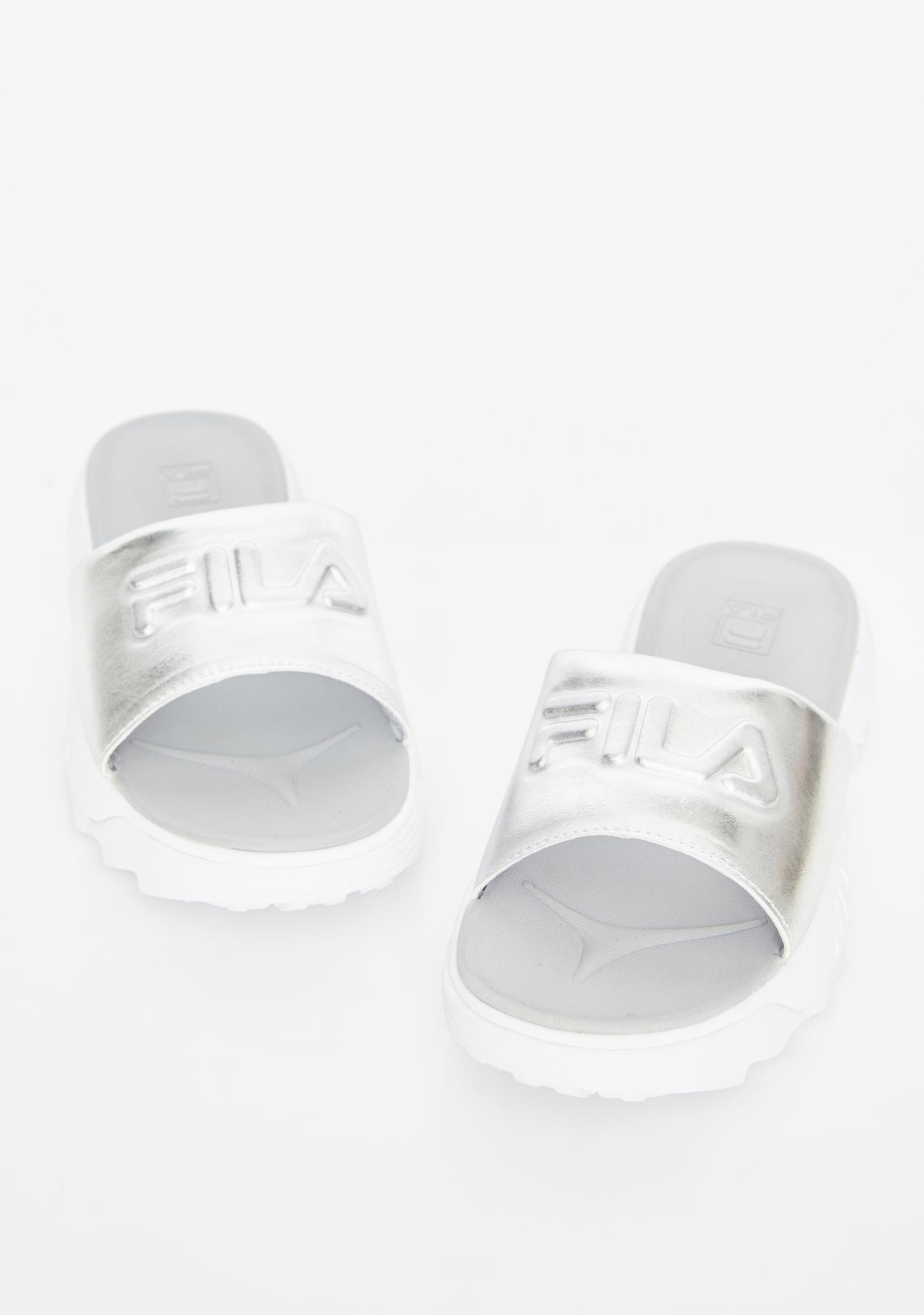 fila fluffy slides