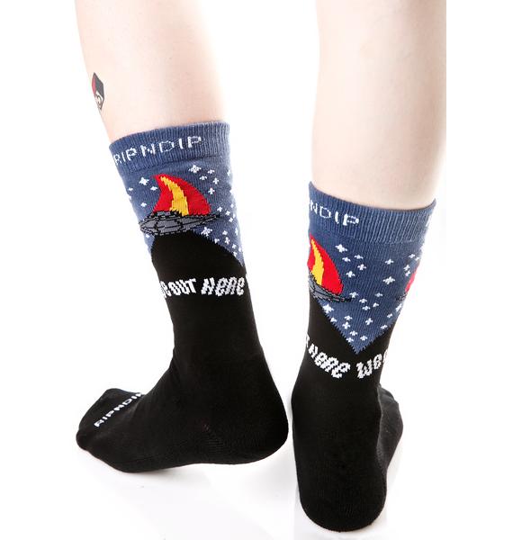 spaceship socks