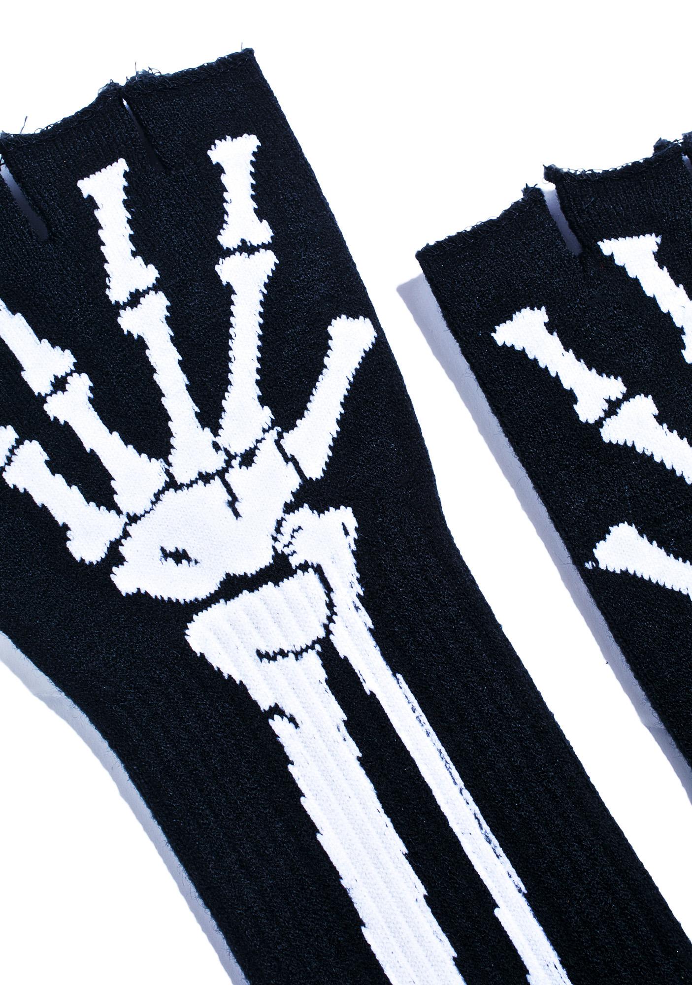 nike gloves skeleton