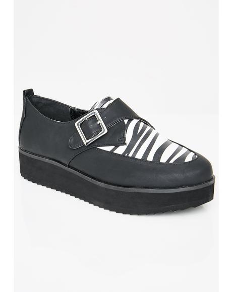 brown leather creepers