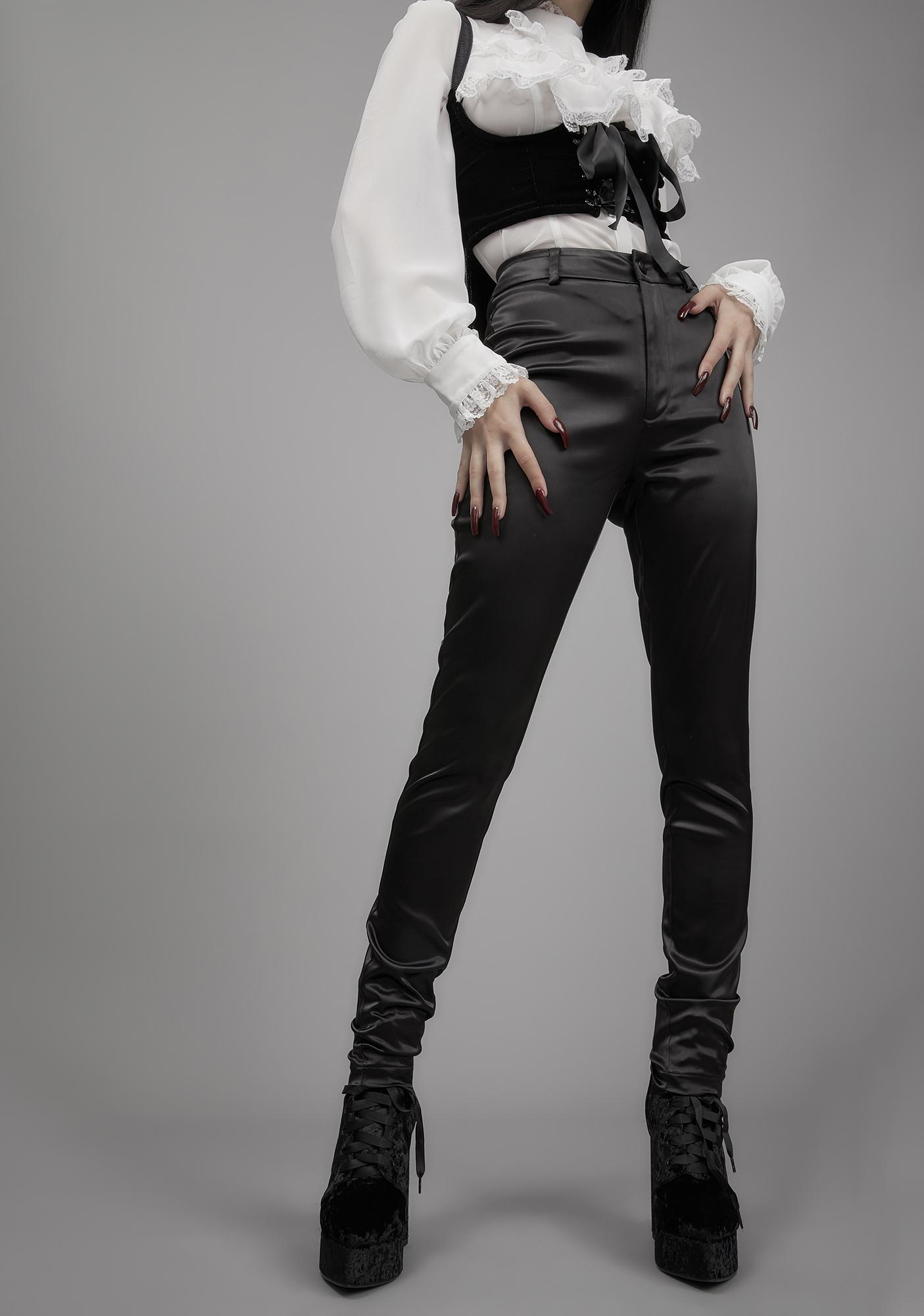 Stretch Satin Skinny Legging  Theory Outlet