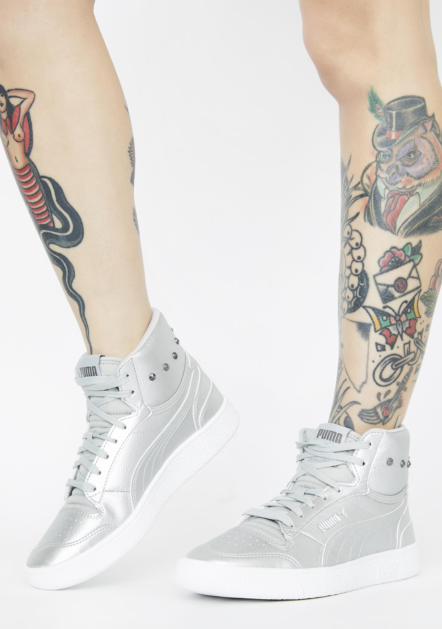 puma mid biz white sneakers