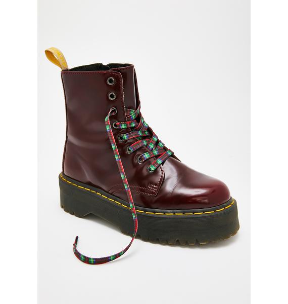 doc martens red shoe laces