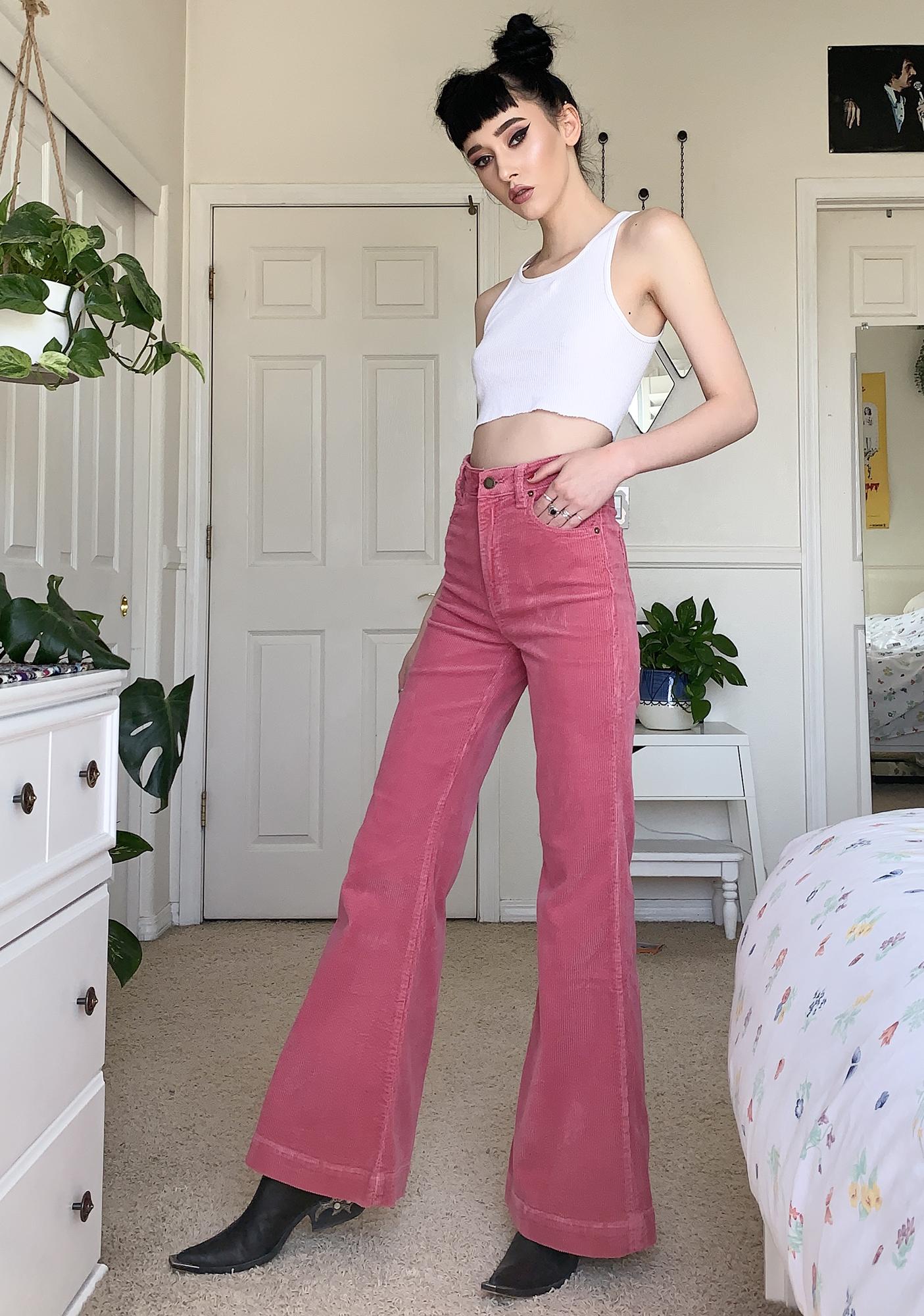 rollas pink flares