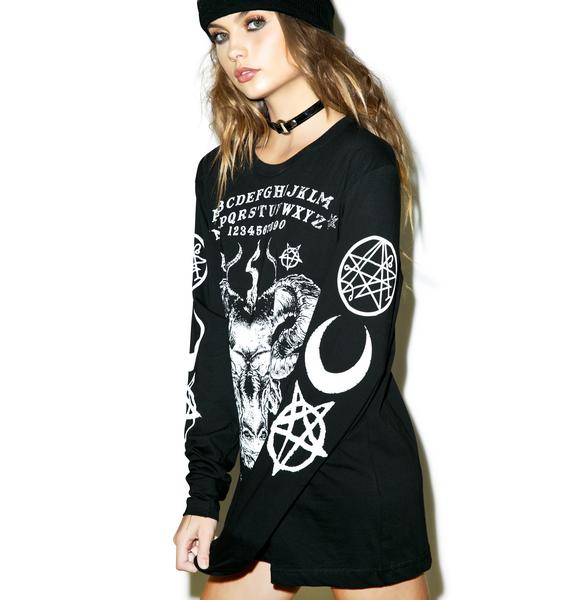 Disturbia Ouija Long Sleeve T-Shirt | Dolls Kill