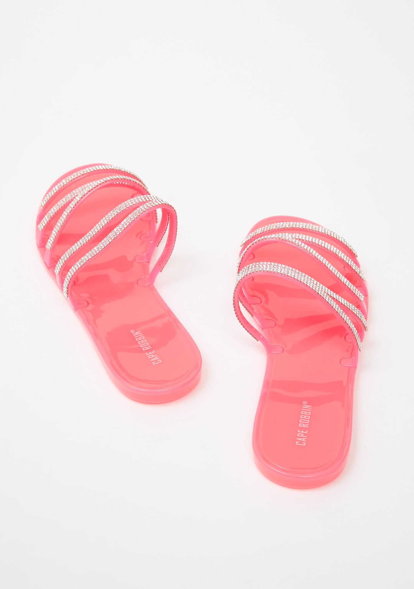 candies rhinestone sandals