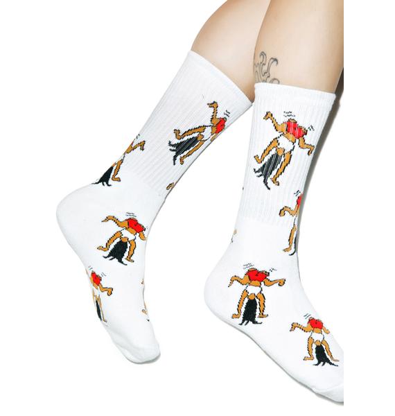 40s & Shorties Twerk Athletic Socks | Dolls Kill