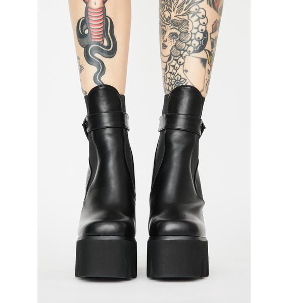 la moda perceptions chunky platform boots