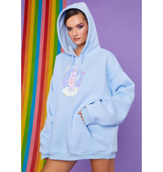 Blue care bear hoodie Clearance