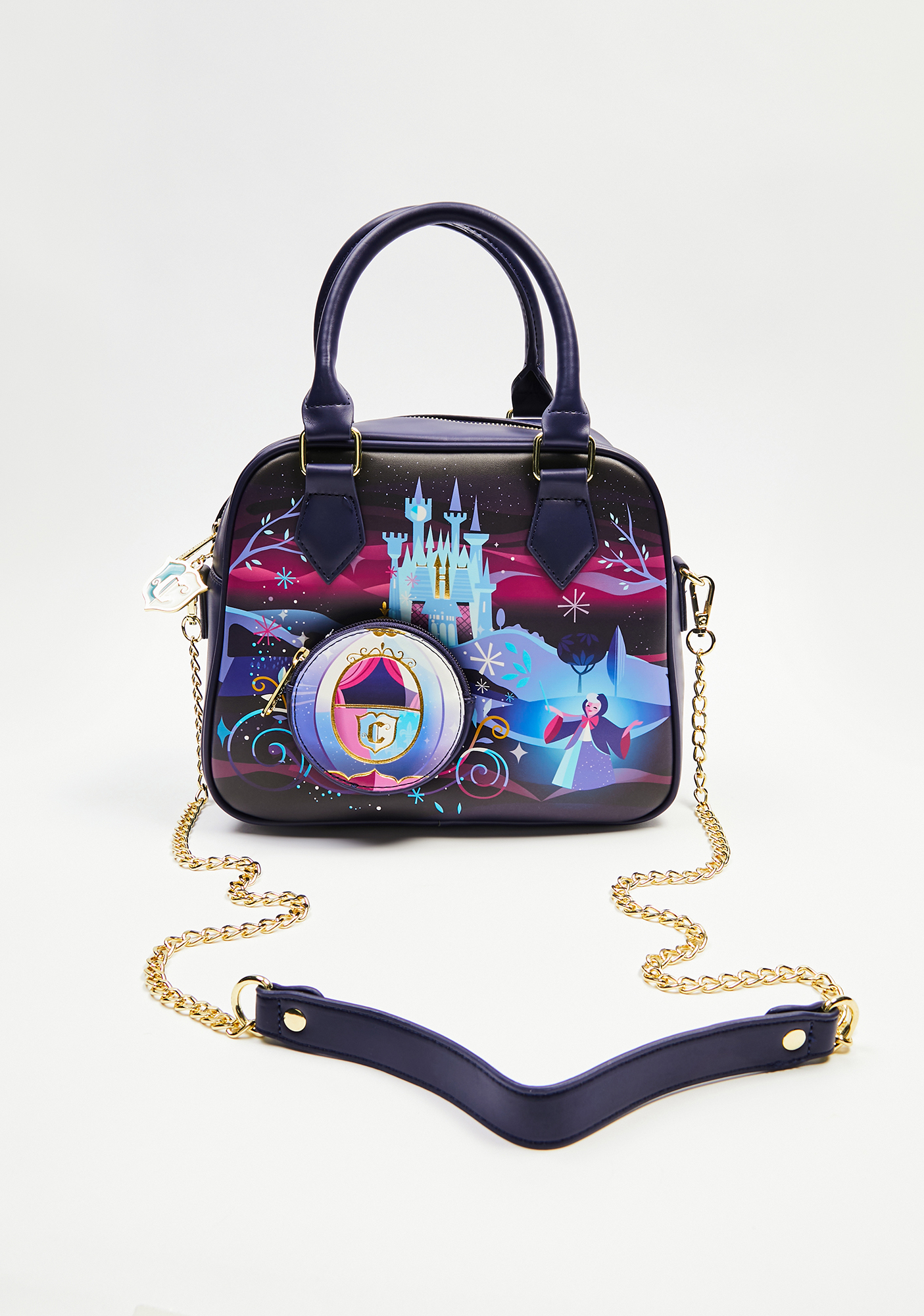 Loungefly Disney Cinderella Castle Series Crossbody Bag | Dolls Kill