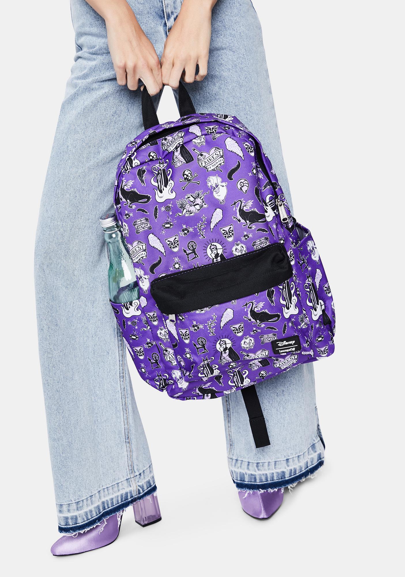 purple loungefly backpack