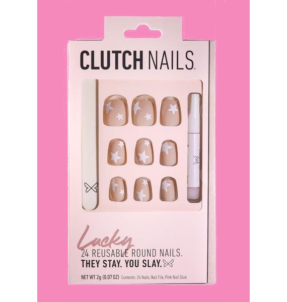 Clutch Nails Lucky Press On Round Nails Dolls Kill