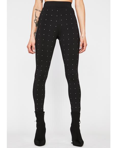 Baddie Temper Studded Leggings