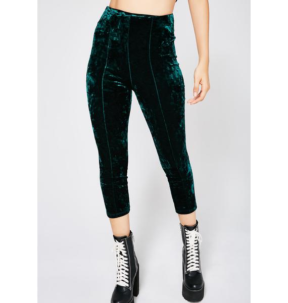 velvet jogging bottoms