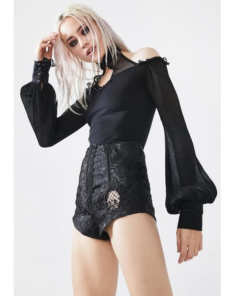 Gothic Mysterious Soul Halter Top