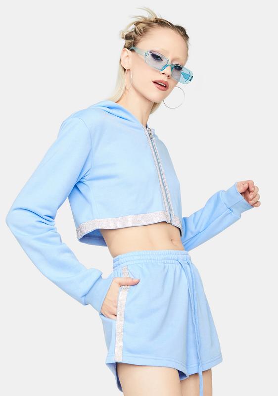 dolls kill cropped moletom com capuz