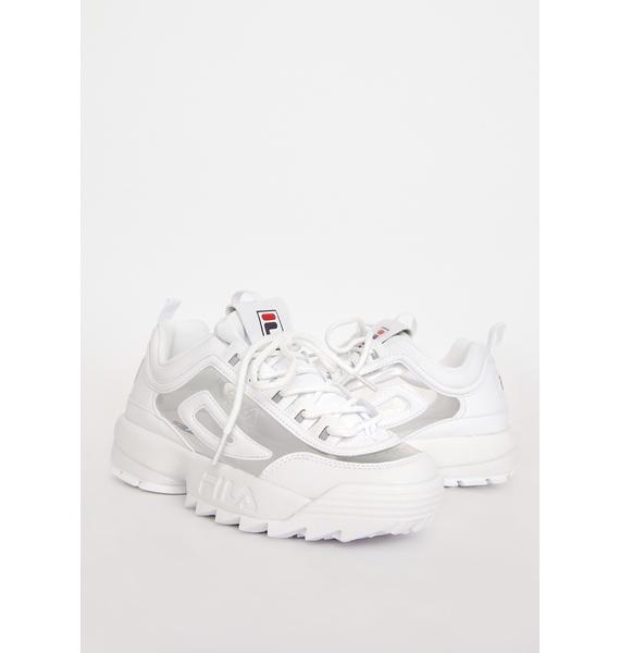 fila clear sneakers