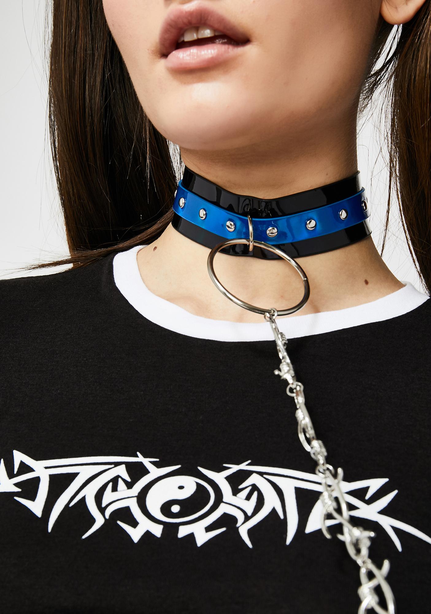 leash choker necklace