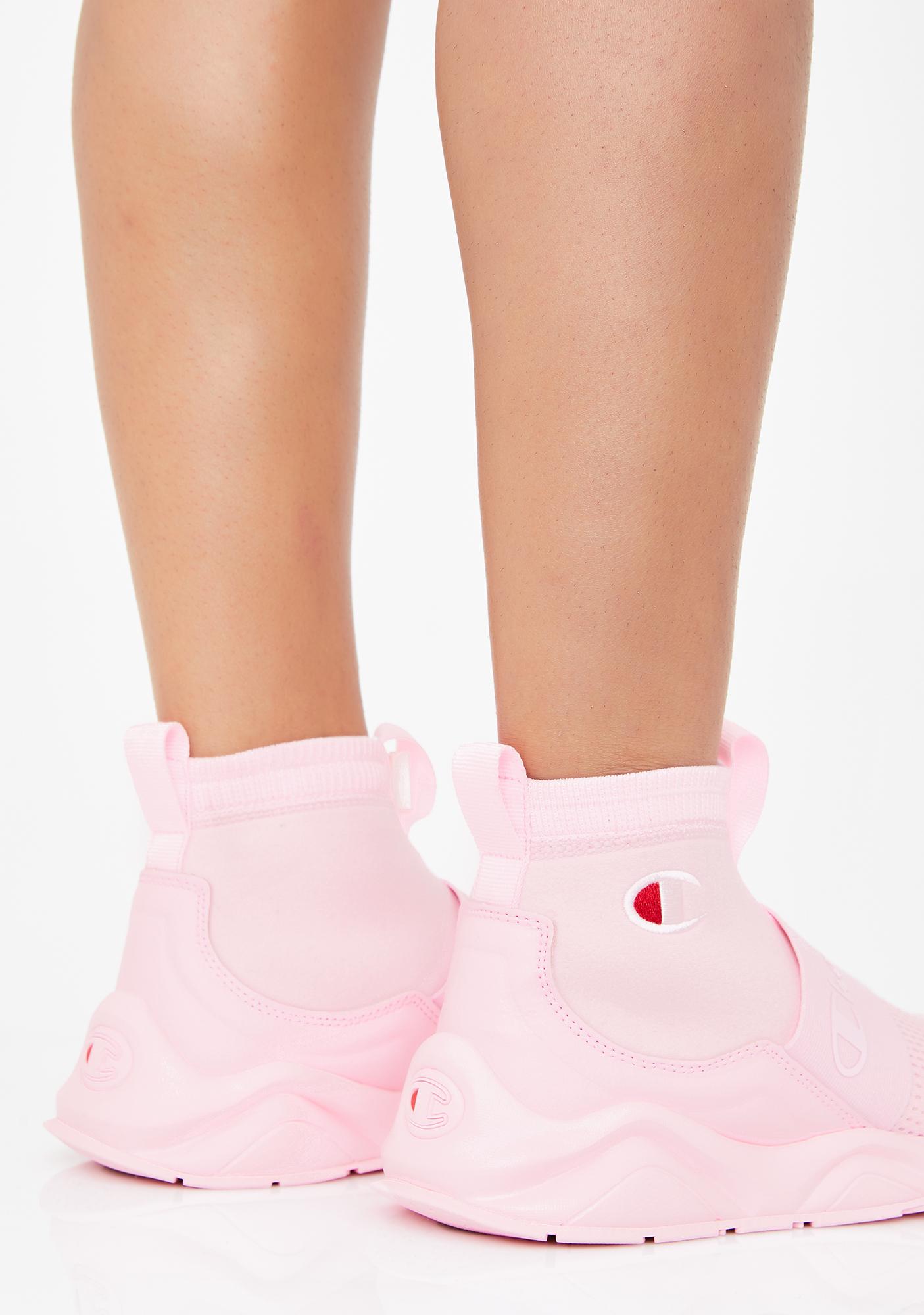 Pink Candy Rally Pro Sock Sneakers 
